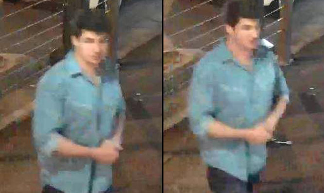 Byron Bay detectives issues these images of a man who may be able to assist them with their enquiries. Photo: Supplied.