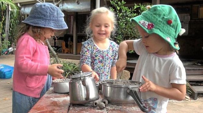 Periwinkle pupils getting their Masterchef skills going at the school. Photo: Byron News.
