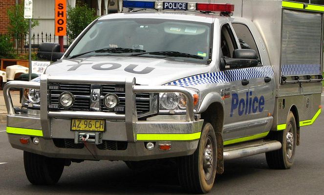 Vehicle may or may not look like the Byron Police's new Dodge, but it fills the space nicely.