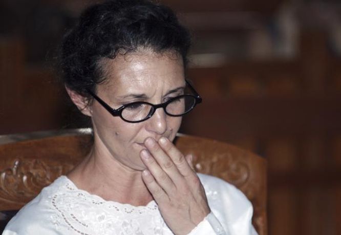 Sara Connor continues to insist she is innocent. Photo: AP/Firdia Lisnawati.